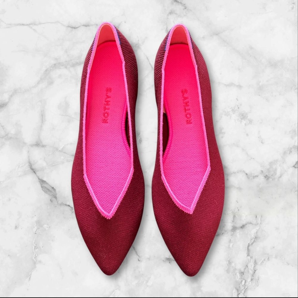 Rothys Currant Points BNIB Retired‎ Color Size 10